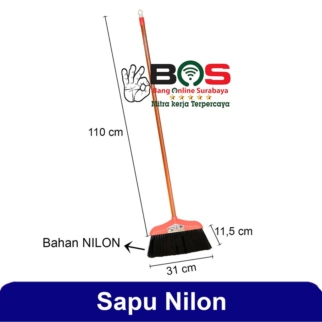 Sapu Lantai Nilon Sapu Ijuk Nilon Sapu Senar Nilon Q2-823