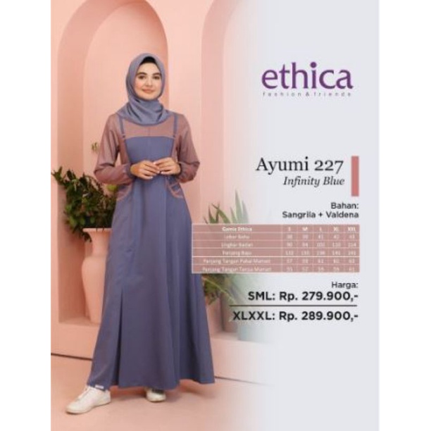 Ethica Gamis Ayumi 227 Infinity Blue