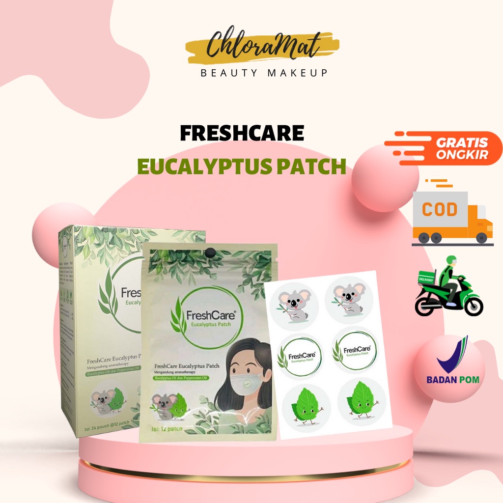 Jual Freshcare Eucalyptus Patch Isi 12 Patch FreshCare (1 Sachet Isi 12 ...