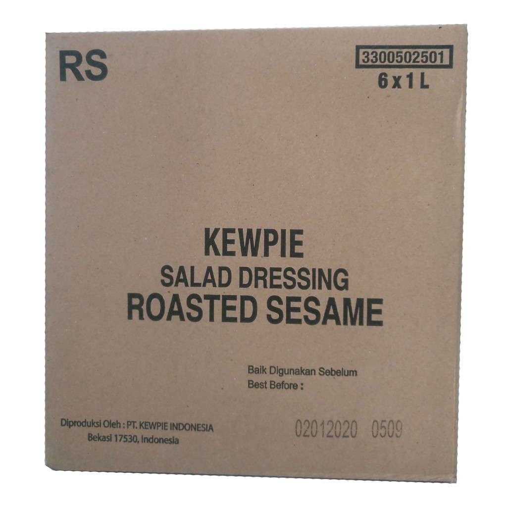 Kewpie Salad Dressing Roasted Sesame 1 LTR HALAL Saus Wijen Saus Salad