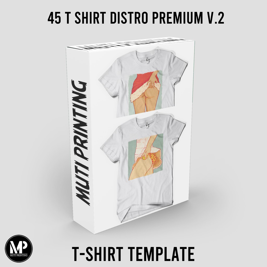 45 T Shirt Distro Premium V.2 - Photoshop &amp; Illustrator