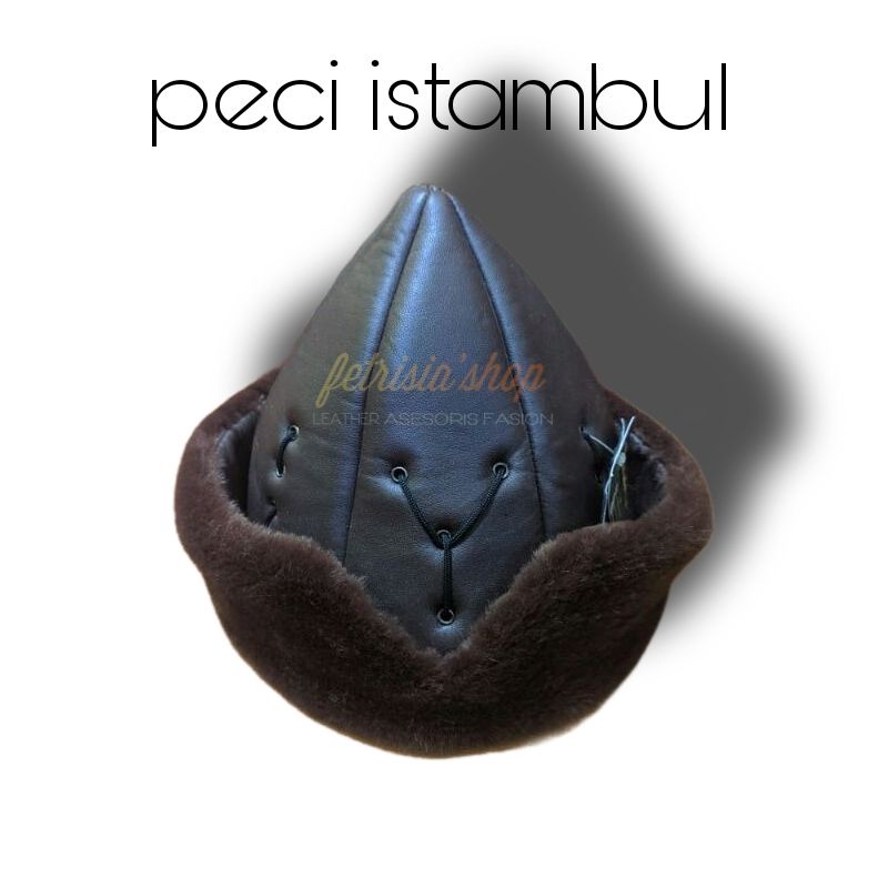 peci kulit istambul kilit domba garut