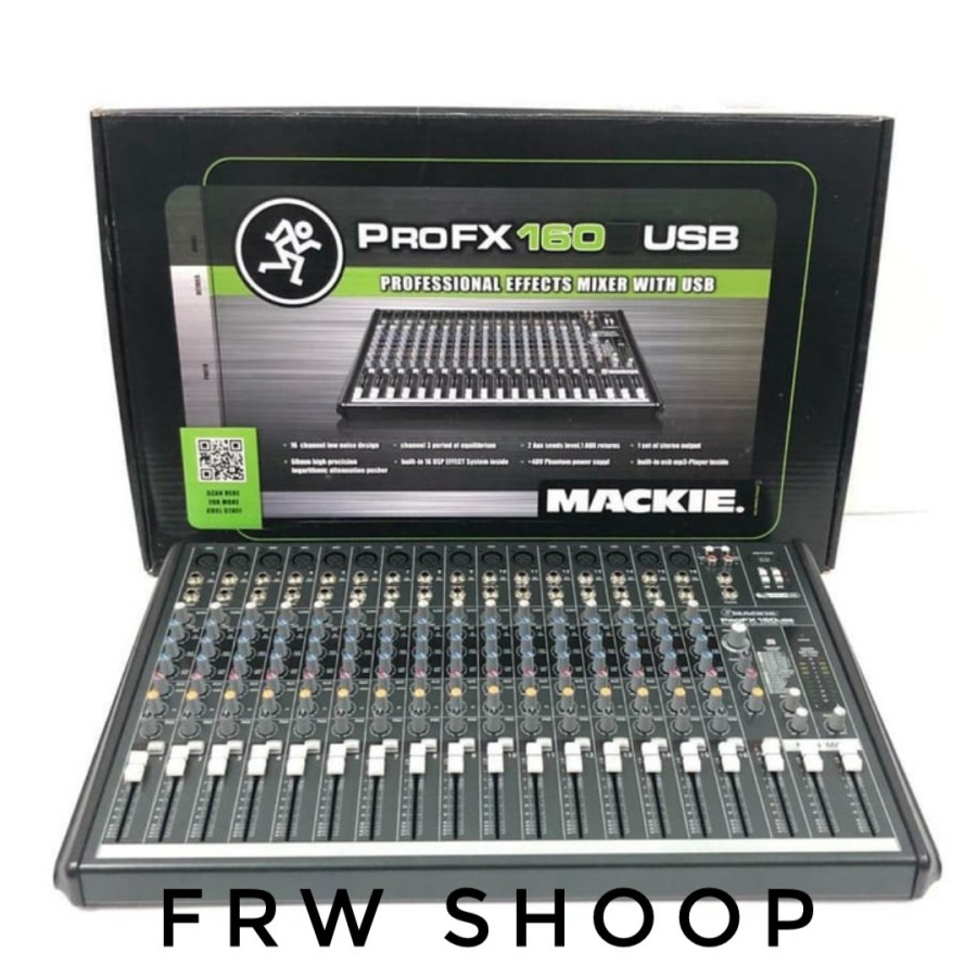 MIXER AUDIO MACKIE PROFX 160 / PRO FX 160 / PROFX160 (16CHANNEL) USB