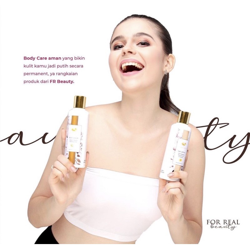 2 BOTOL FR Beauty (1 Day Lotion + 1 Body Serum) BPOM Registered