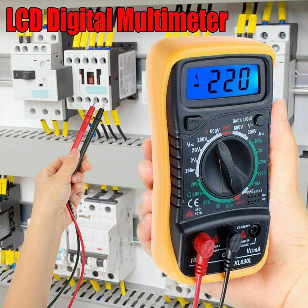 Chookyy LCD Digital Multimeter Baru Panas Dual-slope integration Test Leads Current Circuit Tester Buzzer