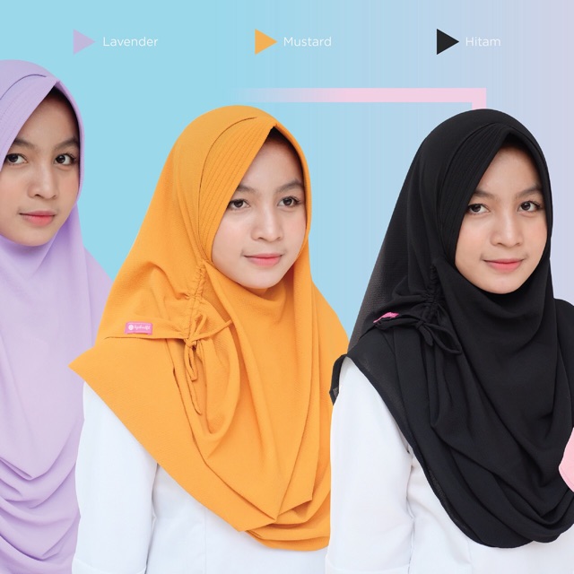 Pasmina Instan safana 2 muka (bahan buble)