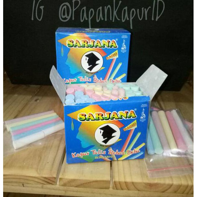

Kapur Tulis Warna Merk Sarjana