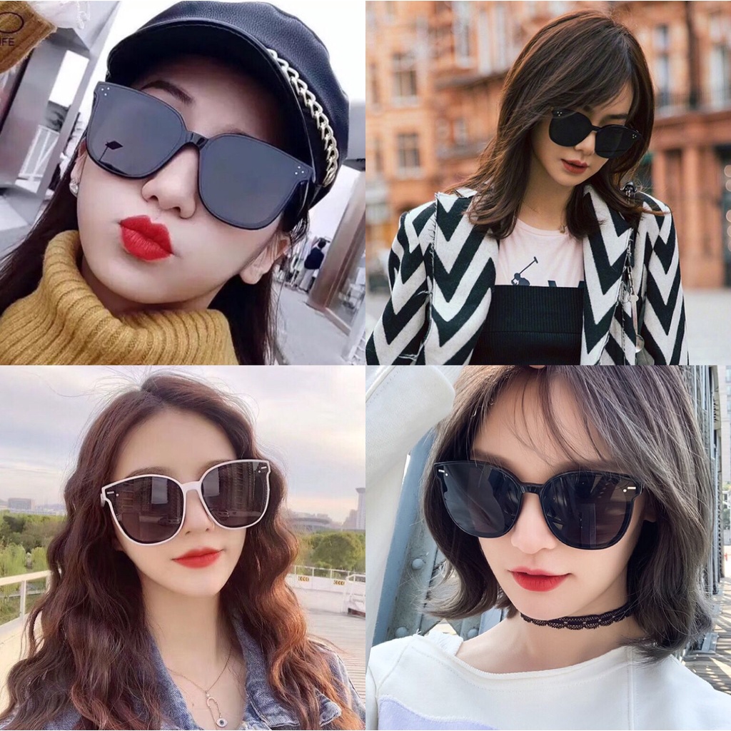 【CT】Kacamata Kotak Hitam Korean Fashion Sunglassess Wanita/Pria unisex