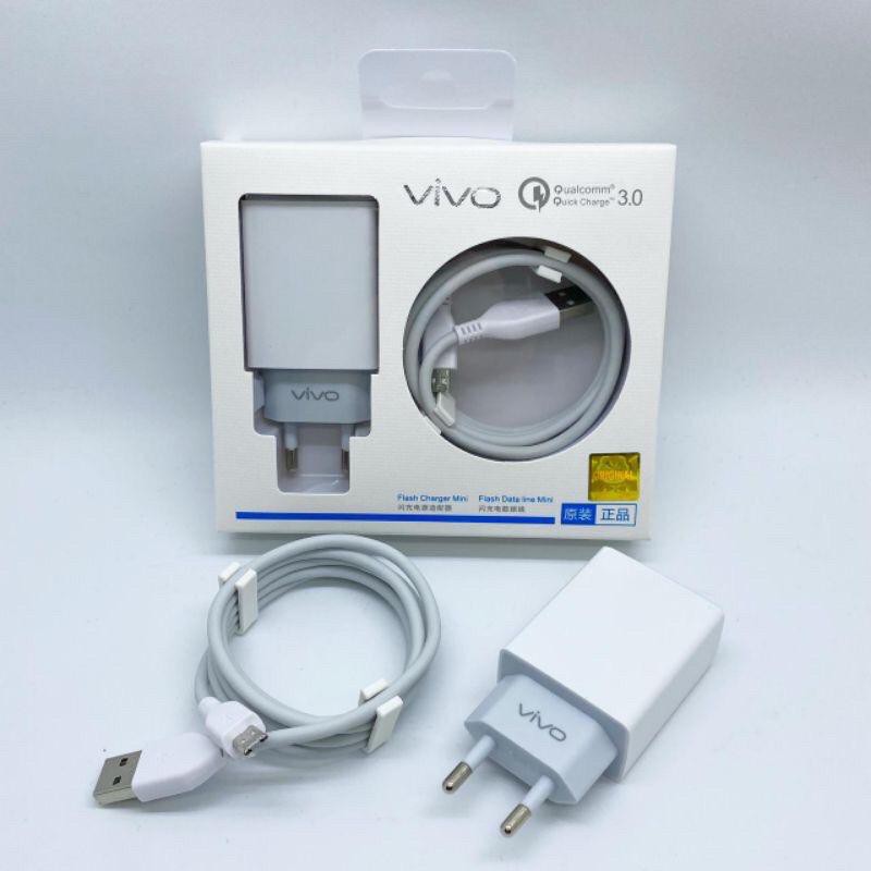 [JUALSEMUA18]CHARGER VIVO 2A ORIGINAL AK933 MICRO USB QC 3.0 FAST CHARGING 5.0