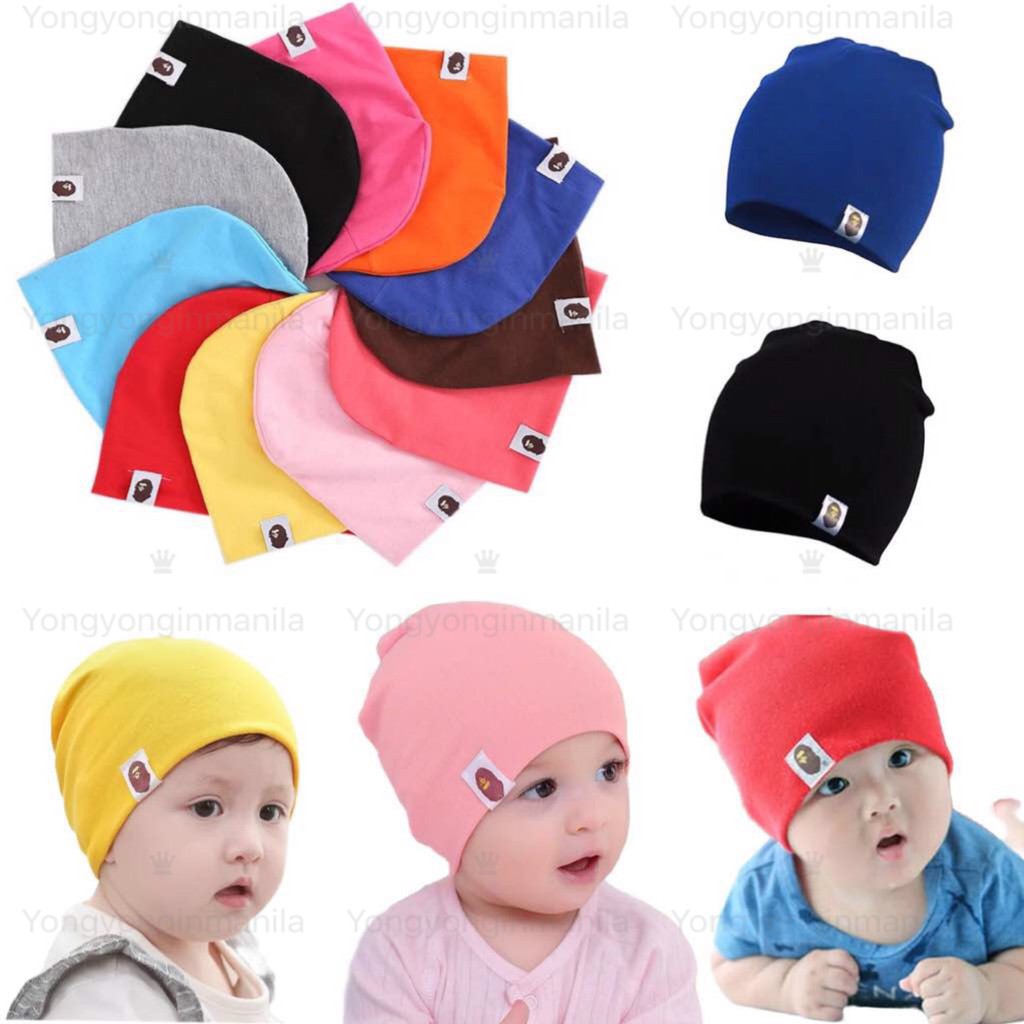 Topi Kupluk Anak Bayi Elastis 6 Bulan - 3 Tahun Kupluk Bayi Warna Warni Topi Anak Kupluk Anak Lentur Elastis Nyaman di Kepala