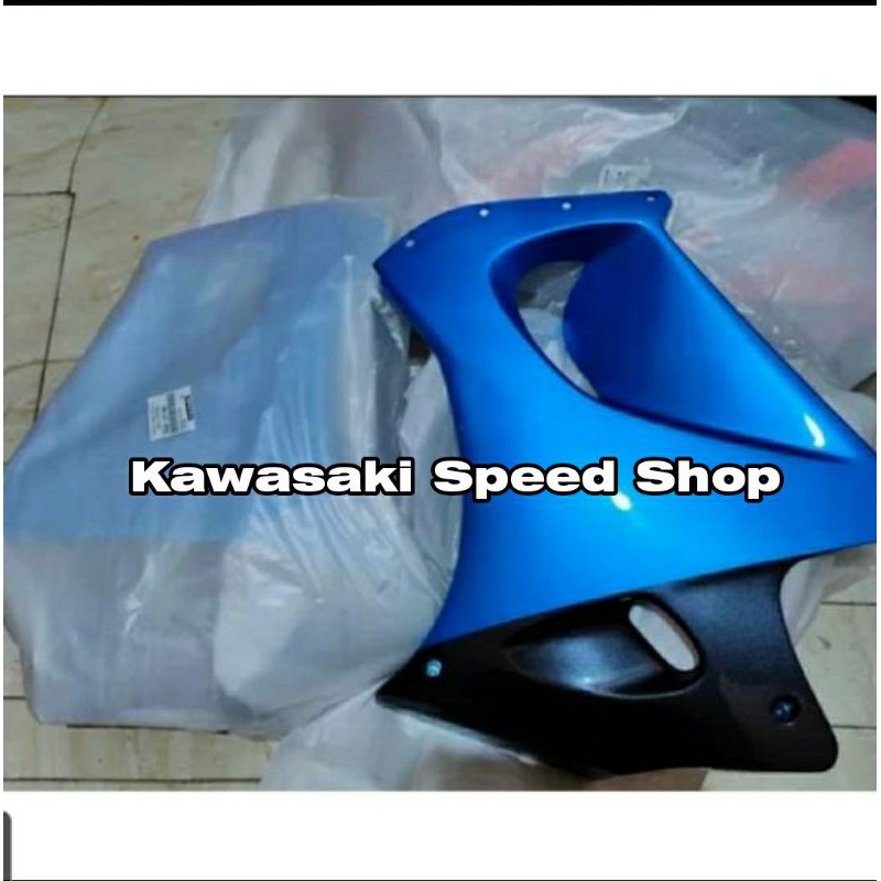 Fairing Sayap Bawah Ninja RR Old RR ZX Biru Original Kawasaki