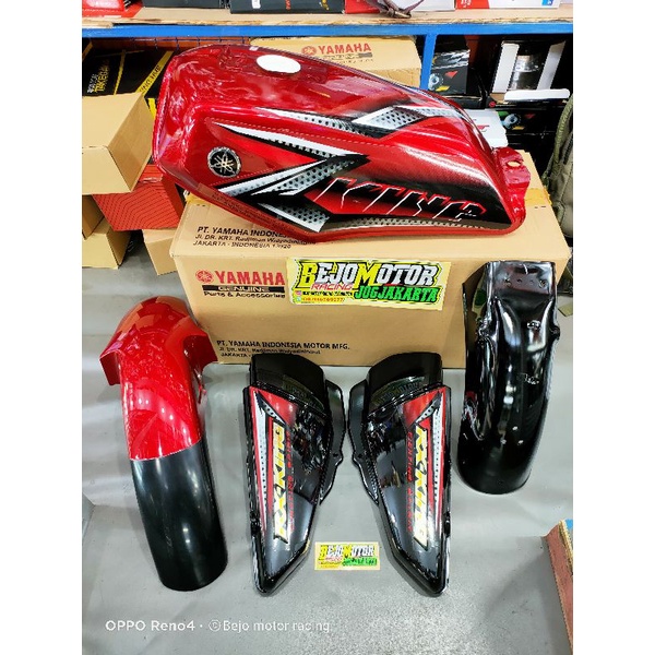TANGKI SET RX KING 2008 MERAH MARON ORIGINAL YIMM