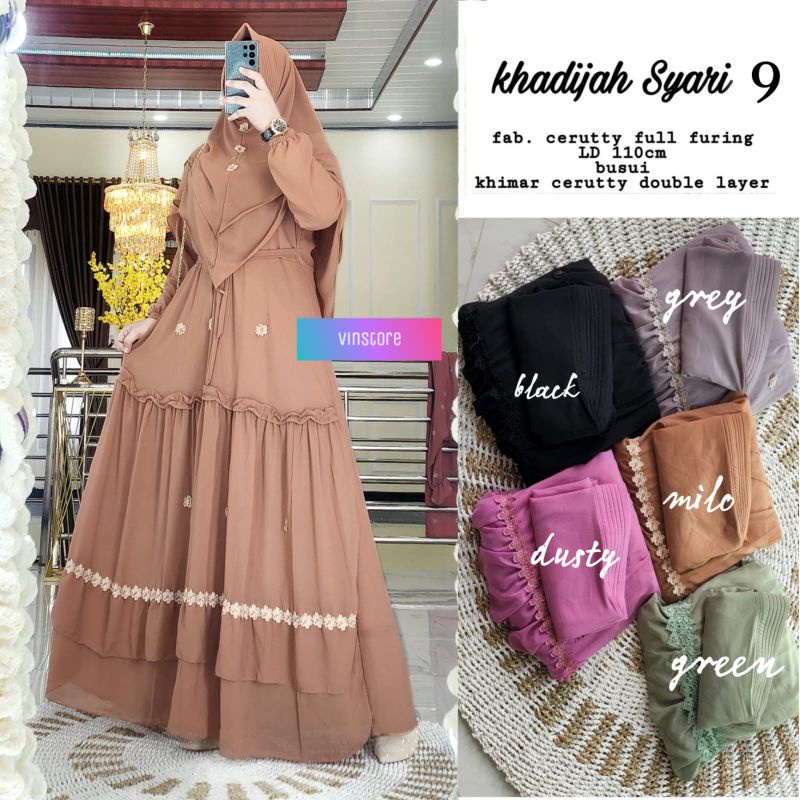 Khadijah Syari 9 -Ory by Vinstore