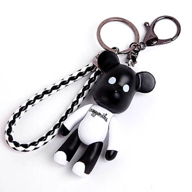 POPOBE Keychain Gantungan Kunci Murah Violent Bear Kado Unik Soevenir Murah