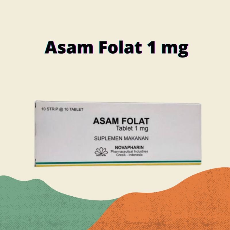 ASAM FOLAT 1 MG 10 TABLET