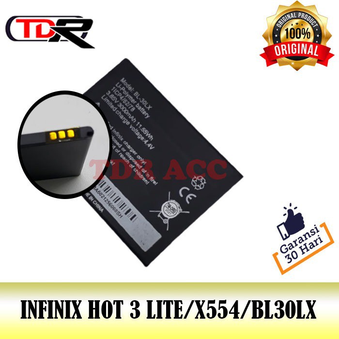 BATRE - BATRAI - BATERAI INFINIX HOT 3 LITE X554 BL-30LX