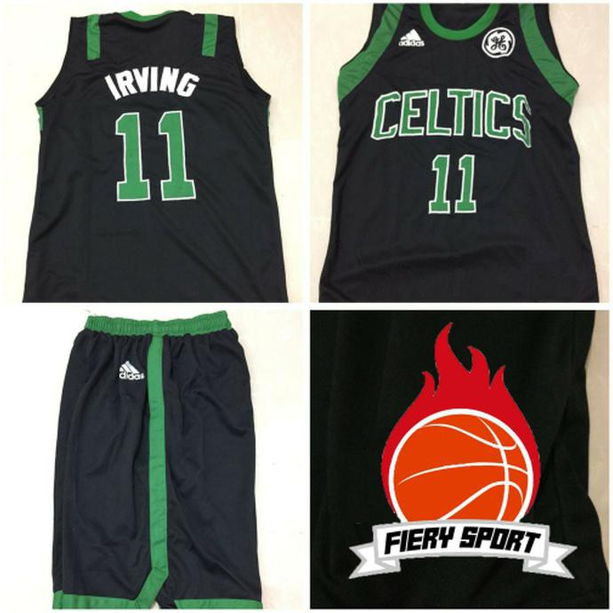 Sale Jersey Basket Nba Boston Celtic Kyrie Irving Black