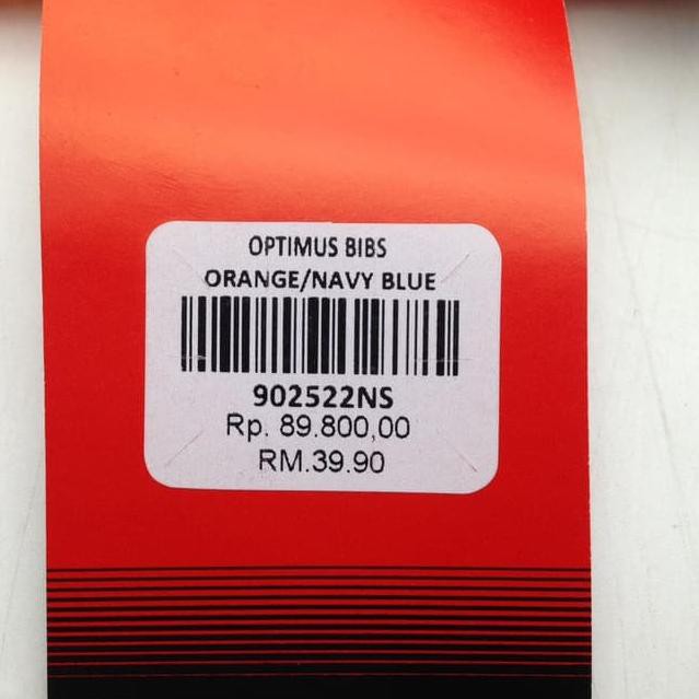 BESTSELLER Rompi Futsal/Bola Specs Optimus Bibs Orange Navy 902522 Original BNWT AR8