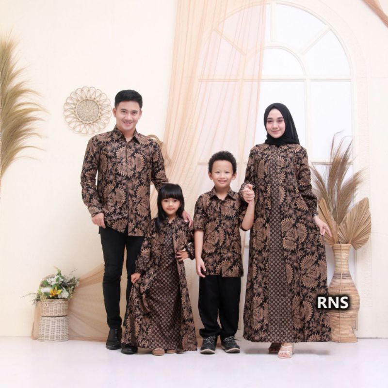 Batik couple keluarga modern terbaru 2022 set couple batik keluarga