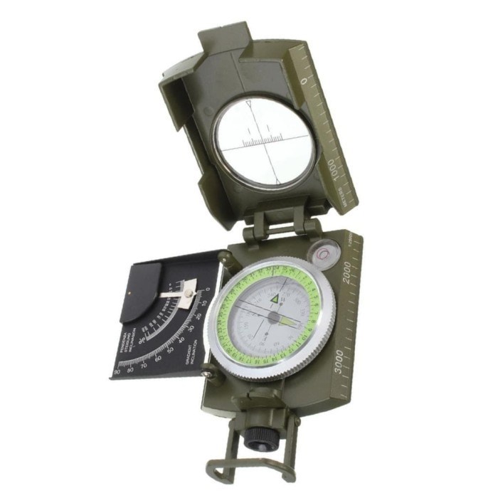 Kompas Militer Dengan Clinometer Ukur Kemiringan ROBESBON Compass