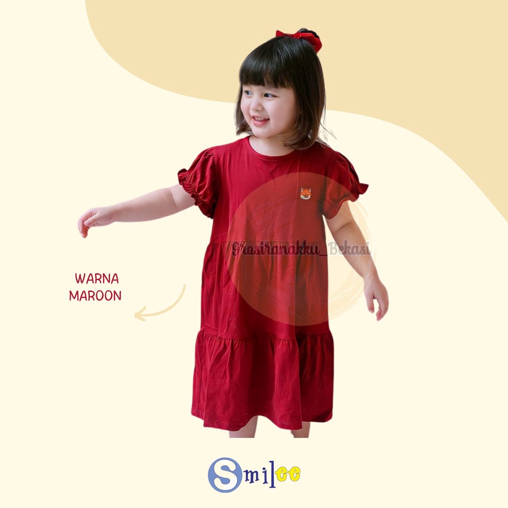 Dress Anak Smilee Molly Mix Warna Size 1-5Tahun