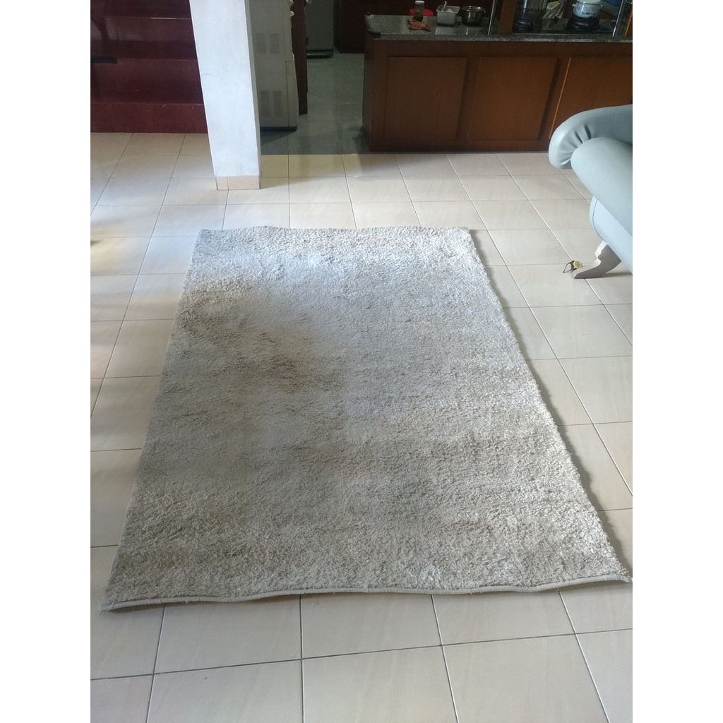 Carpet Amanda Cream / Karpet bulu Amanda Informa 1600mm x 2300mm / 1,6m x 2,3m