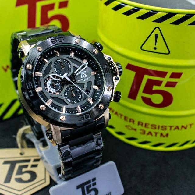 Jam Tangan Pria T5 H3702 T5 H 3702 original chronograph free box