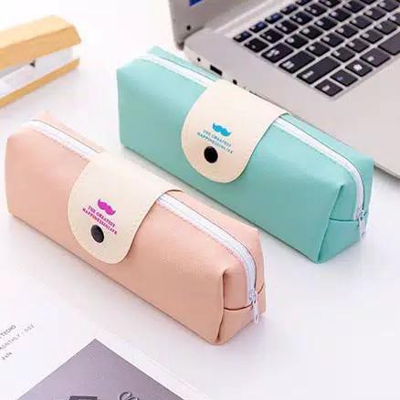 

Unik disini !! EDW KP26 Kotak Pensil Moustache Simple Kotak Pensil Korea Polos Pencil Case