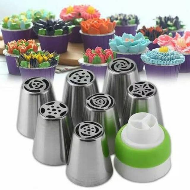 Spuit rusia 1 set/ spuit bunga/ spuit mawar