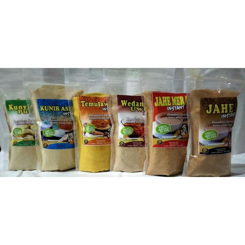 

Wedang Jahe bubuk instant (200 gr) jamu herbal instan