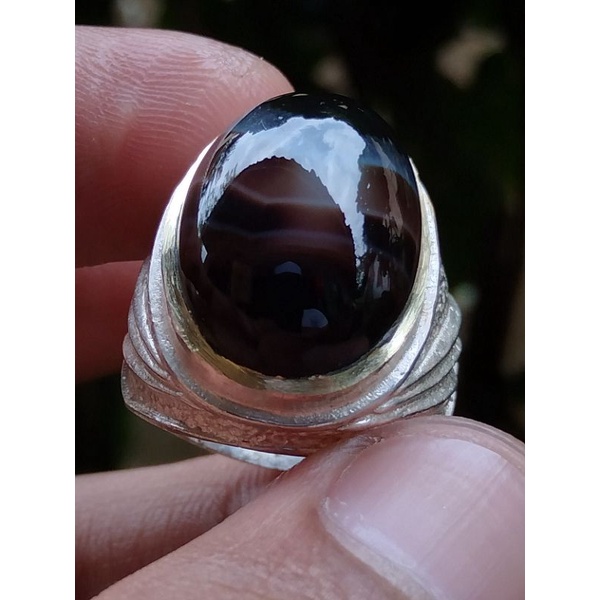 Batu cincin tapak jalak crystal