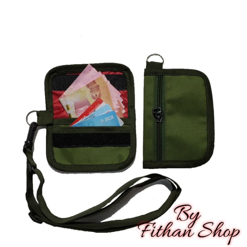 Sako Wallet Dompet Gantung Hanging Wallet Bahan Canvas Fashion Korea Terbaru