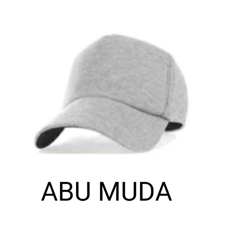 Topi baseball build'up / topi tanpa setelan belakang /topi build'up kaus pin