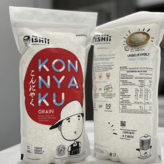 

Cuci Gudang Awal Tahun Beras Shirataki 1kg / Keto Rice / Beras Diet / Shirataki Rice Cuci Gudang
