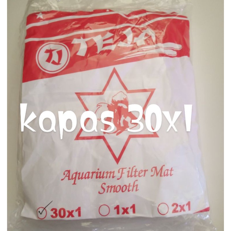 Kapas Busa Filter Aquarium Aquascape Kolam ikan