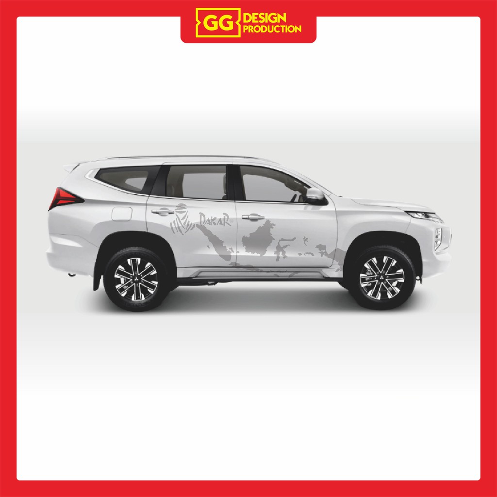 sticker mobil pajero sport | pajero | emblem pajero sport | aksesoris pajero | aksesoris rally dakar