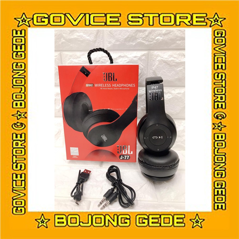 HEADSET BANDO BLUETOOTH JBL J77
