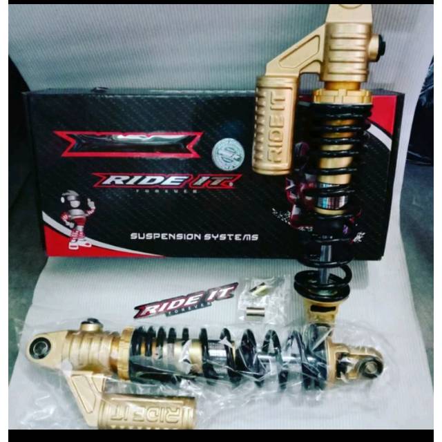 SHOCK SKOK BELAKANG TABUNG KLASIK KLASIC CLASSIC UK 320 & 340 MM HITAM MODEL KAYABA KYB ORI RIDE IT