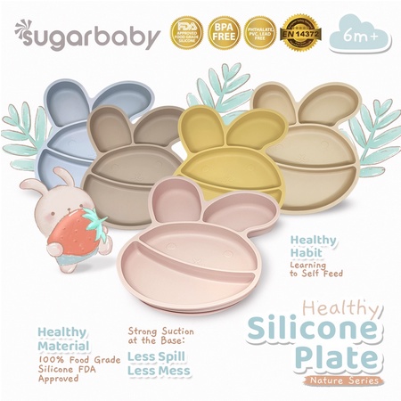 Sugar Baby Healthy Silicone Plate