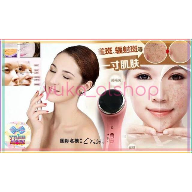 Ion massage/setrika wajah/setrika ion/alat kecantikan/perawatan wajah/alat kecantikan wajah/setrika