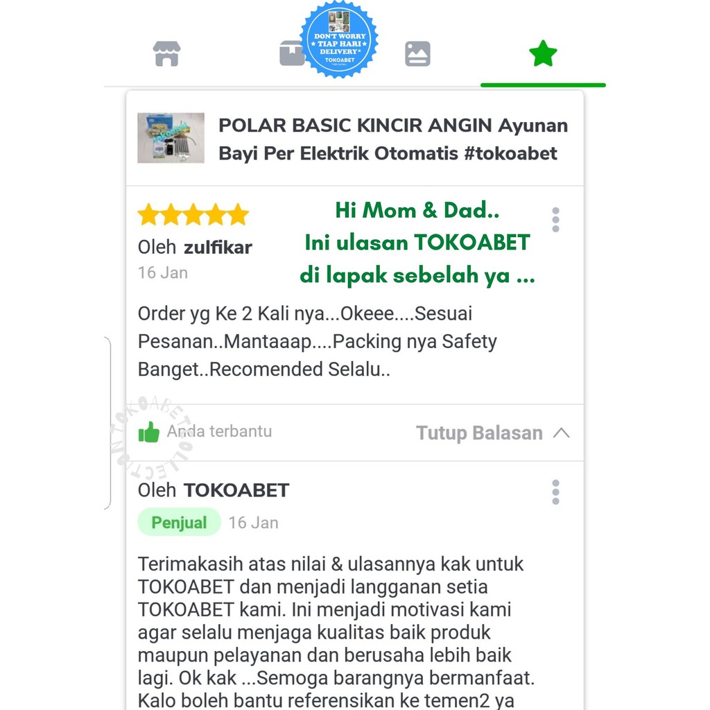 PAKET MESIN AYUN BAYI POLAR dan SET AYUNAN BAYI Warna TOKOABET