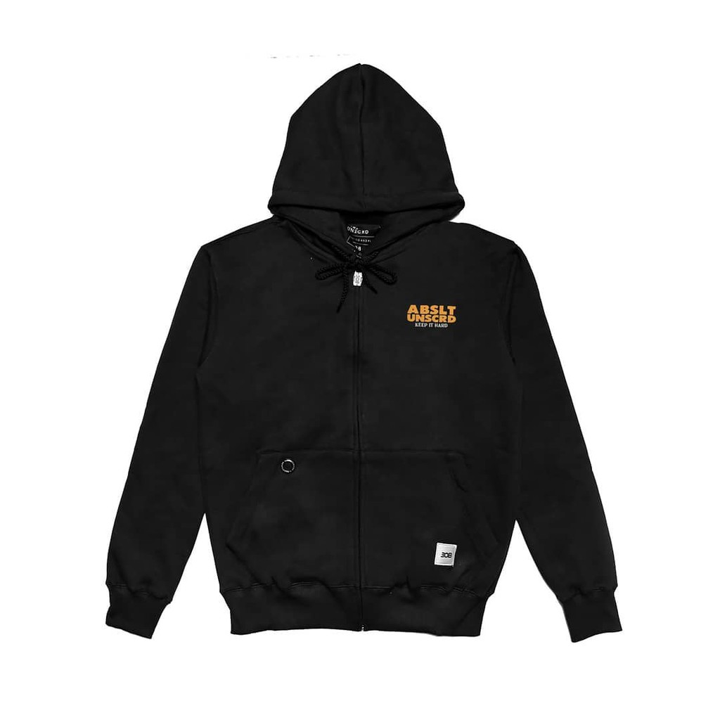 308 ABSLTUNSCRD - Zip Hoodie Slm Yk Ina - Black