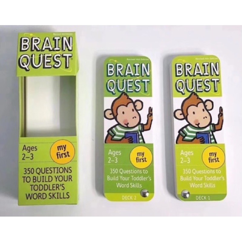 The whole set of brain quest toddler edition