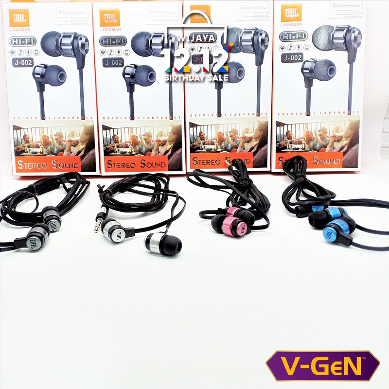 Headset JBL J-002 Stereo Sound Ori