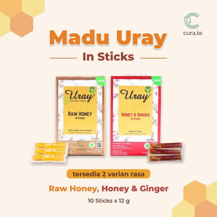 

MADU URAY STICK SACHET ASLI MURNI | MADU HUTAN NUTRISI NATURAL HONEY - Original