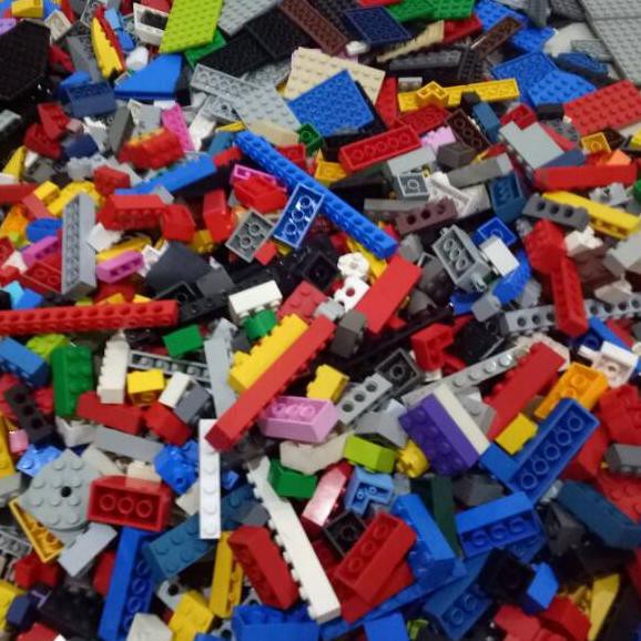 

Spesial Harga - Lego curah mixed ori original asli bersih kiloan timbangan 100 gram