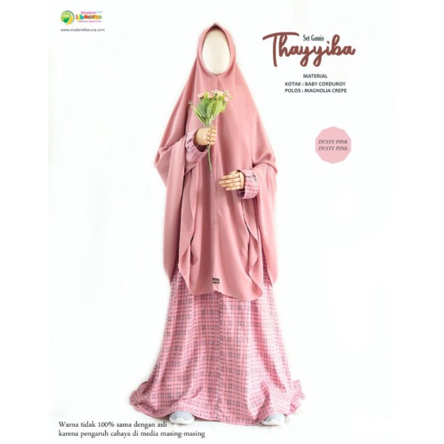 THAYYIBA GAMIS/ONESET GAMIS BY LIBASUNA / GAMIS MOTIF / GAMIS KOTAK-KOTAK/ LIBASUNA ORI / MOSLEM LIB