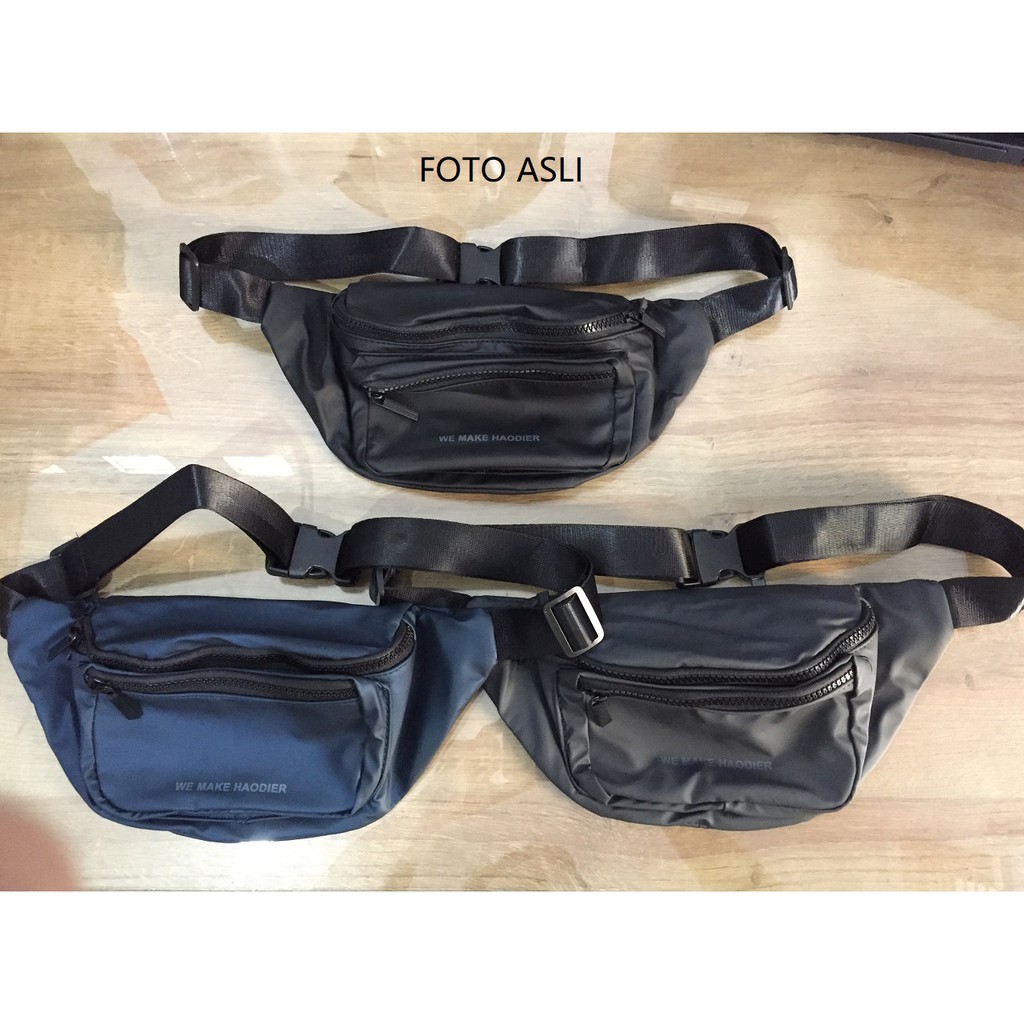 Tas Waistbag Murah Selempang Pria Wanita WaterProof