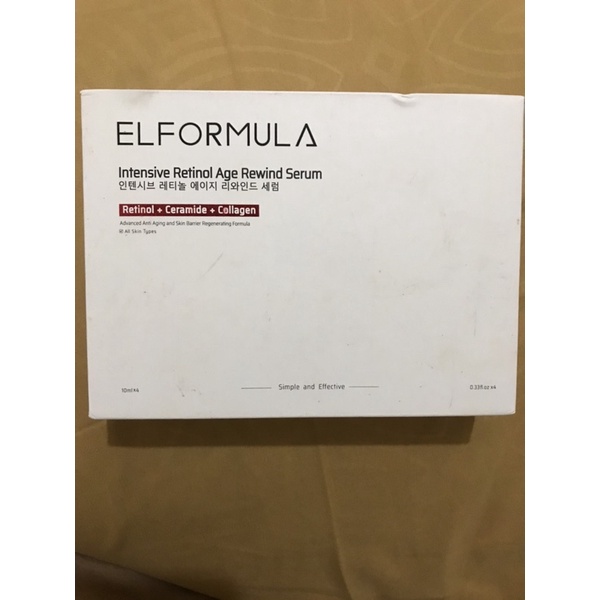 Elformula intensive retinol age rewind serum