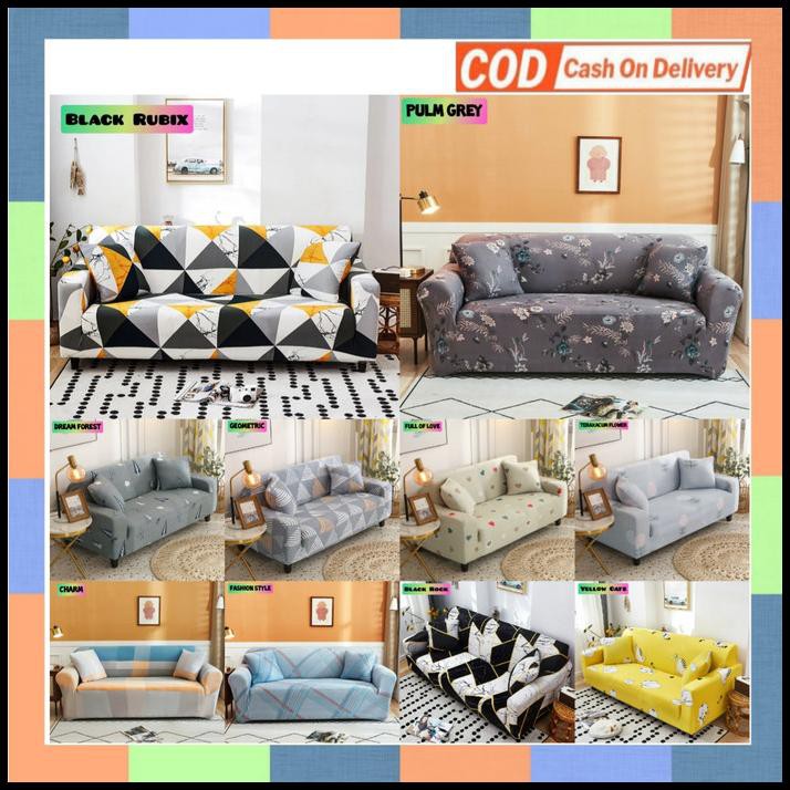 Sarung Sofa Tamu Motif Cover Sofa Motif Cover Sofa 1234 Seater